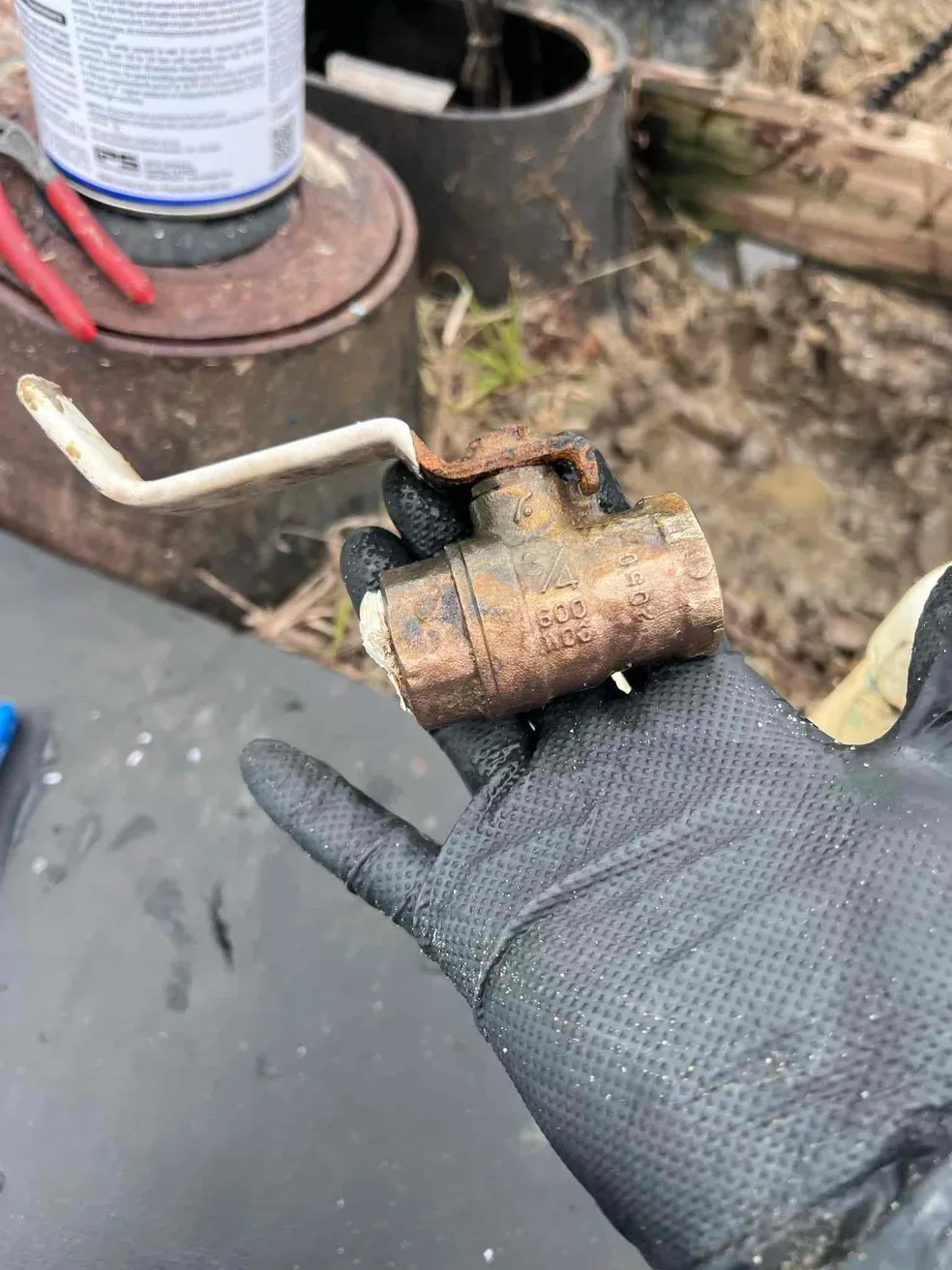 A professional plumbing repipe with new PEX piping.